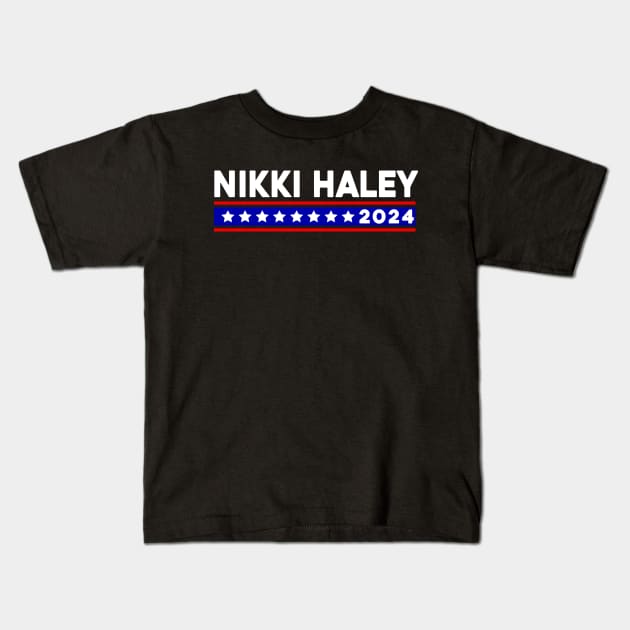 Nikki Haley 2024 Kids T-Shirt by Sunoria